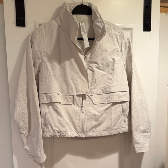 lululemon athletica Jackets & Blazers - Lululemon Athletica Cream Utility Jacket